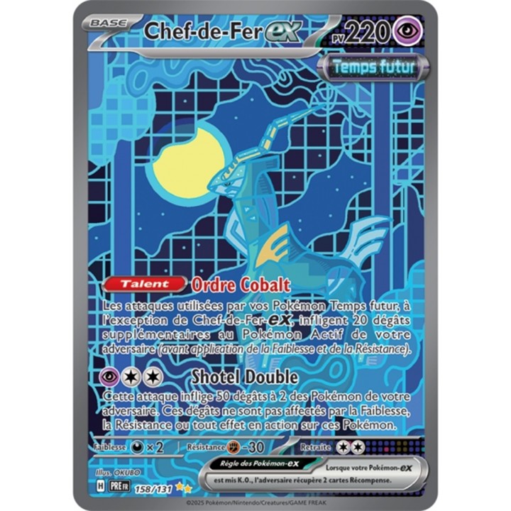 Pokémon - Chef-de-Fer ex (PRE 158/131) - Évolutions Prismatiques