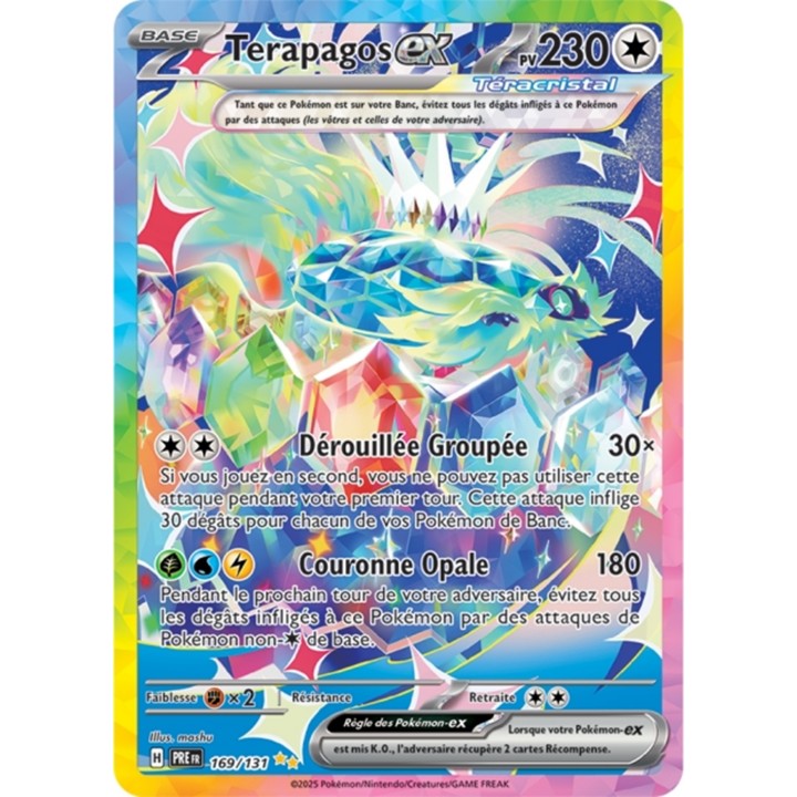 Pokémon - Terapagos ex (PRE 169/131) - Évolutions Prismatiques