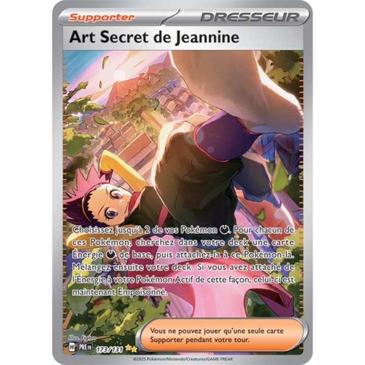 Pokémon - Art Secret de Jeannine (PRE 173/131) - Évolutions Prismatiques