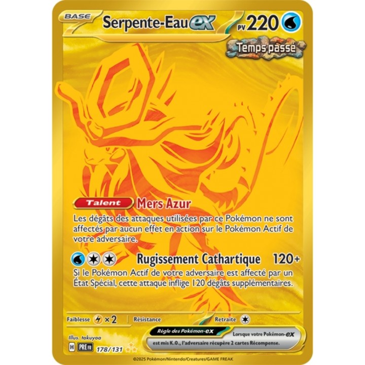 Pokémon - Serpente-Eau ex (PRE 178/131) - Évolutions Prismatiques