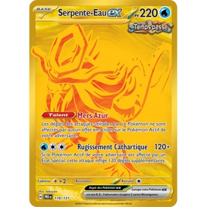 Pokémon - Serpente-Eau ex (PRE 178/131) - Évolutions Prismatiques