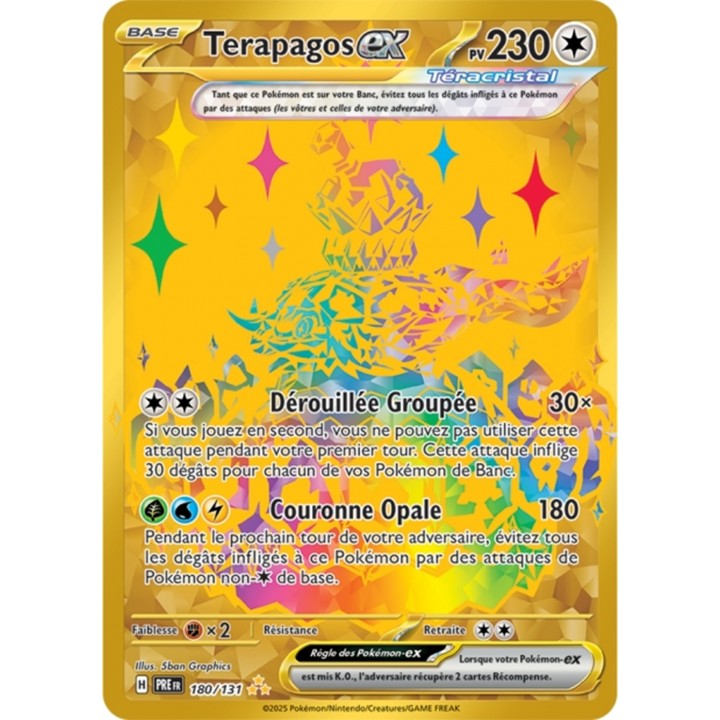 Pokémon - Terapagos ex (PRE 180/131) - Évolutions Prismatiques