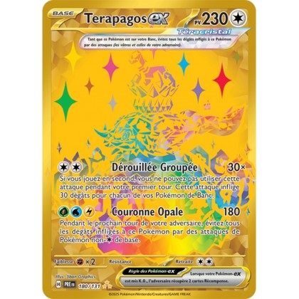 Pokémon - Terapagos ex (PRE 180/131) - Évolutions Prismatiques