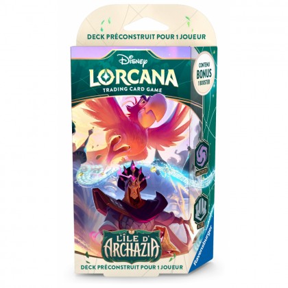 Disney Lorcana TCG - Deck de Démarrage L'île d'Archazia : Iago et Jafar