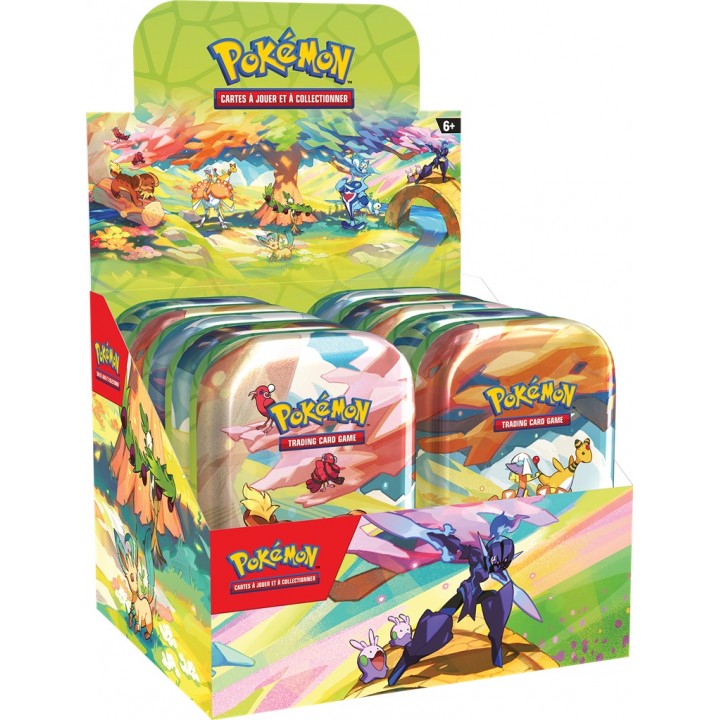 Pokémon - Display de 10 Pokébox / Mini Tins Magnifique Paldea