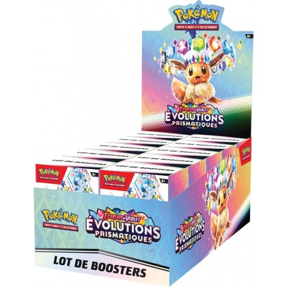 Pokémon - Display de 10 Bundle / Lot de Boosters EV08.5 : Évolutions Prismatiques