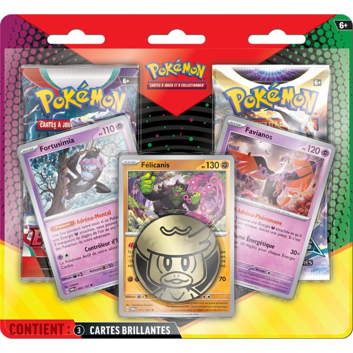 Pokémon - Duo Pack 2 boosters Mars 2025 : Félicanis, Fortusimia et Favianos