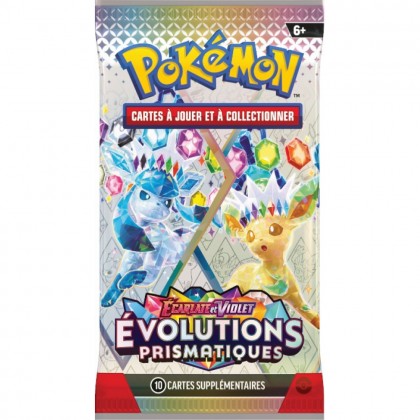 Pokémon - Booster de 10 Cartes EV08.5 : Évolutions Prismatiques