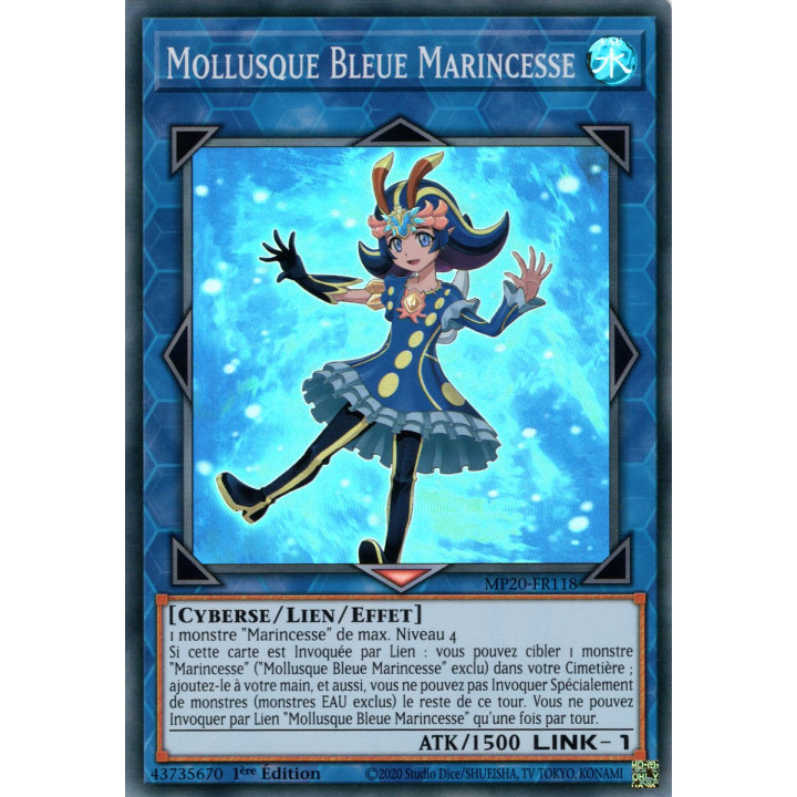 MP20-FR118 Mollusque Bleue Marincesse