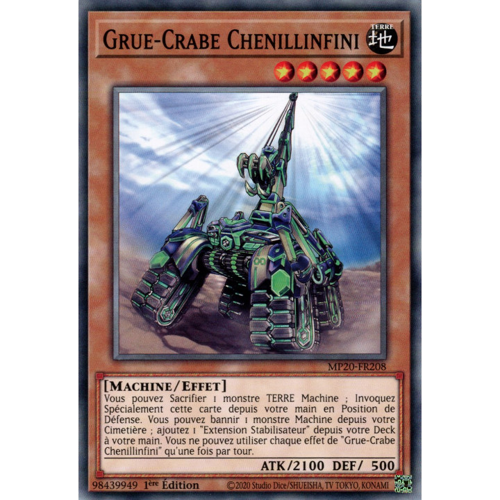 MP20-FR208 Grue-Crabe Chenillinfini