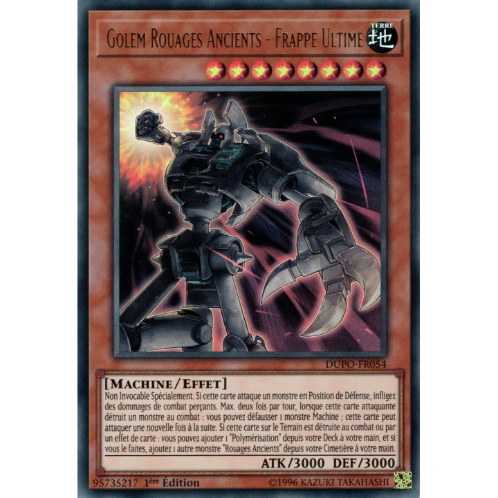 DUPO-FR054 Golem Rouages Ancients - Frappe Ultime