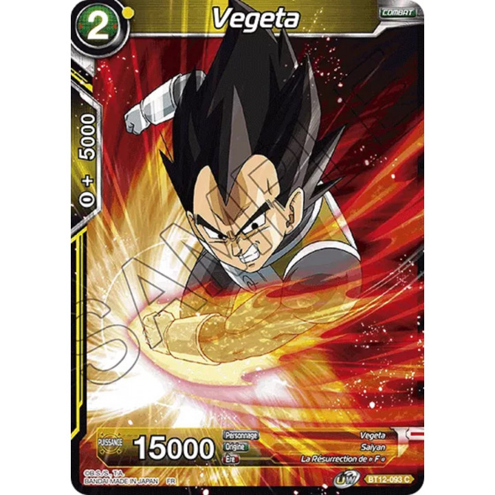 Vegeta : BT12-093 C