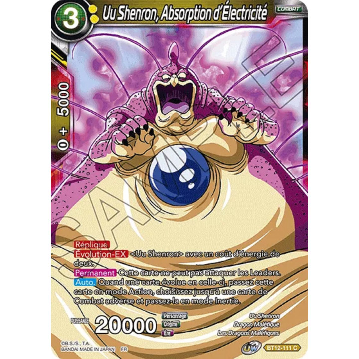 Uu Shenron, Absorption d'Électricité : BT12-111 C