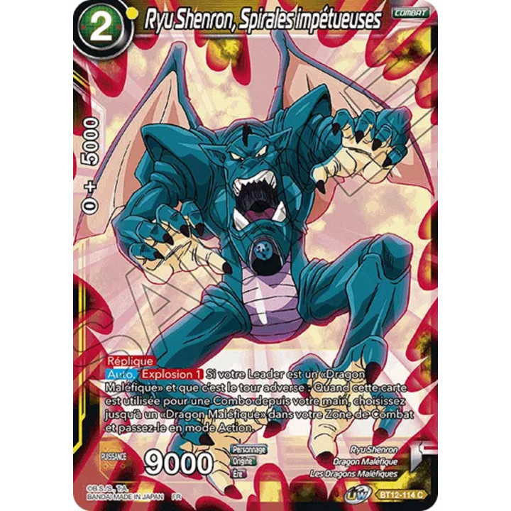 Ryu Shenron, Spirales impétueuses : BT12-114 C