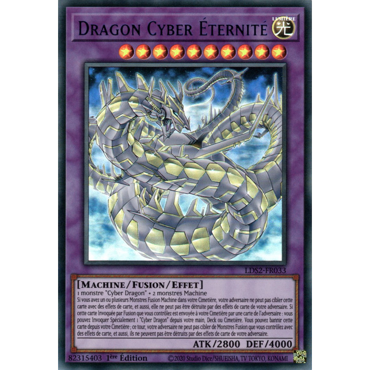 Dragon Cyber Éternité : LDS2-FR033 UR (Bleu)