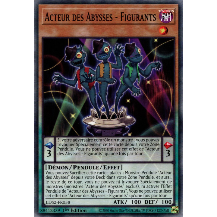 Acteur des Abysses - Figurants : LDS2-FR058 C