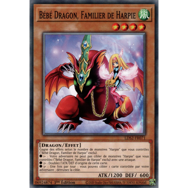 Bébé Dragon, Familier de Harpie : LDS2-FR071 C