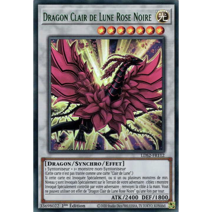 Dragon Clair de Lune Rose Noire : LDS2-FR112 UR (Vert)