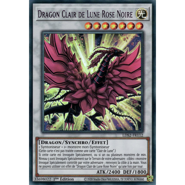 Dragon Clair de Lune Rose Noire : LDS2-FR112 UR (Violet)