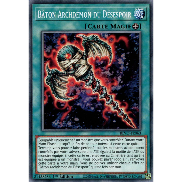 Bâton Archdémon du Désespoir : BLVO-FR063 C