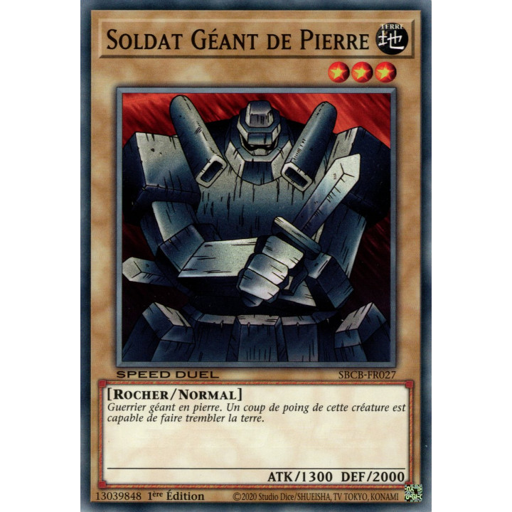 Soldat Géant de Pierre : SBCB-FR027 C