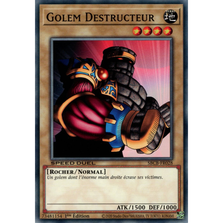 Golem Destructeur : SBCB-FR028 C