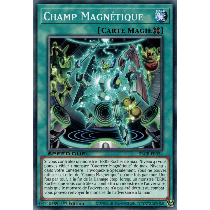 Champ Magnétique : SBCB-FR034 C