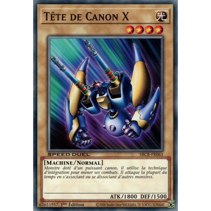 Tête de Canon X : SBCB-FR063 C