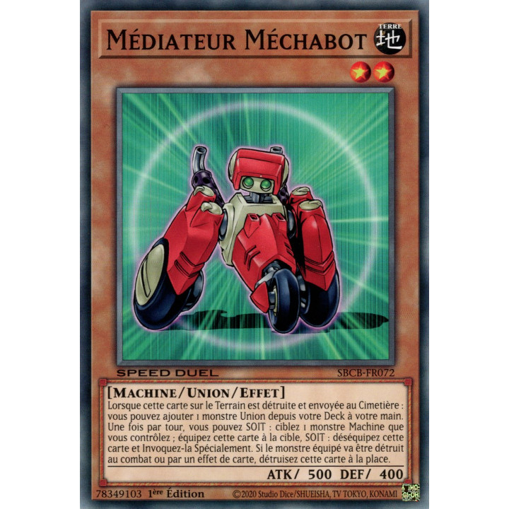 Médiateur Méchabot : SBCB-FR072 C