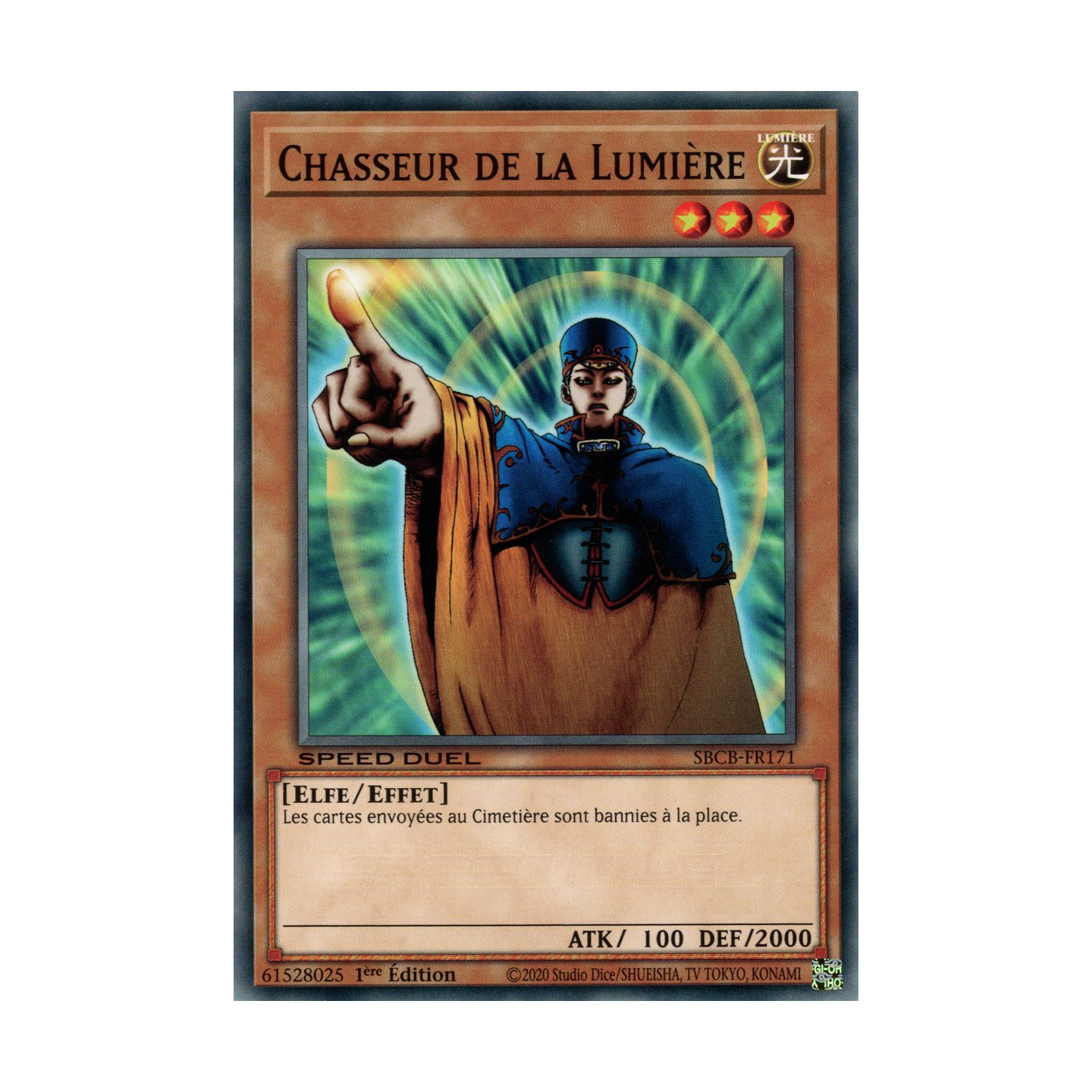 Chasseur de la Lumi re SBCB FR171 C Carte l unit Yu Gi Oh