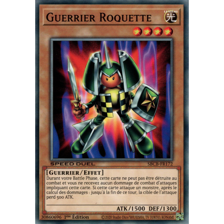 Guerrier Roquette : SBCB-FR172 C