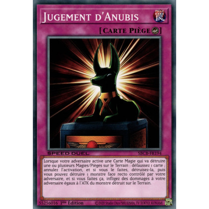 Jugement d'Anubis : SBCB-FR194 C