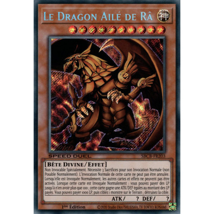 Le Dragon Ailé de Râ : SBCB-FR203 SE