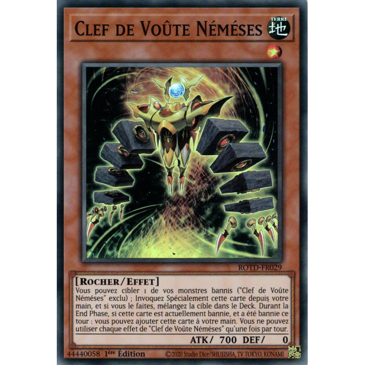 Clef de Voûte Néméses ROTD-FR029 SR