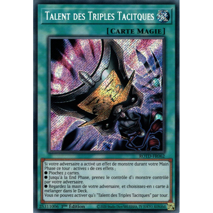 Talent des Triples Tacitques ROTD-FR062 SE