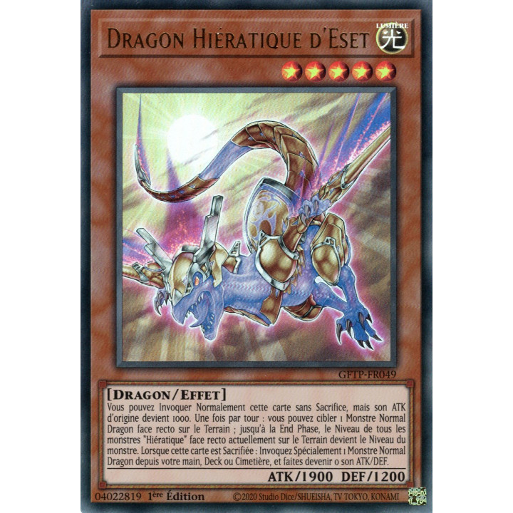 Dragon Hiératique d'Eset : GFTP-FR049 UR