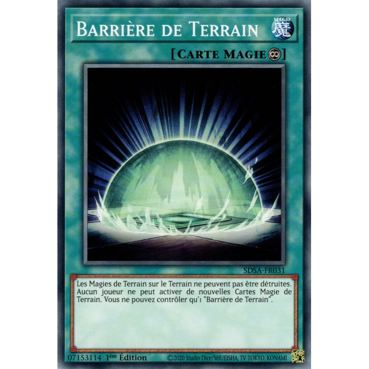 Barrière de Terrain : SDSA-FR031 C