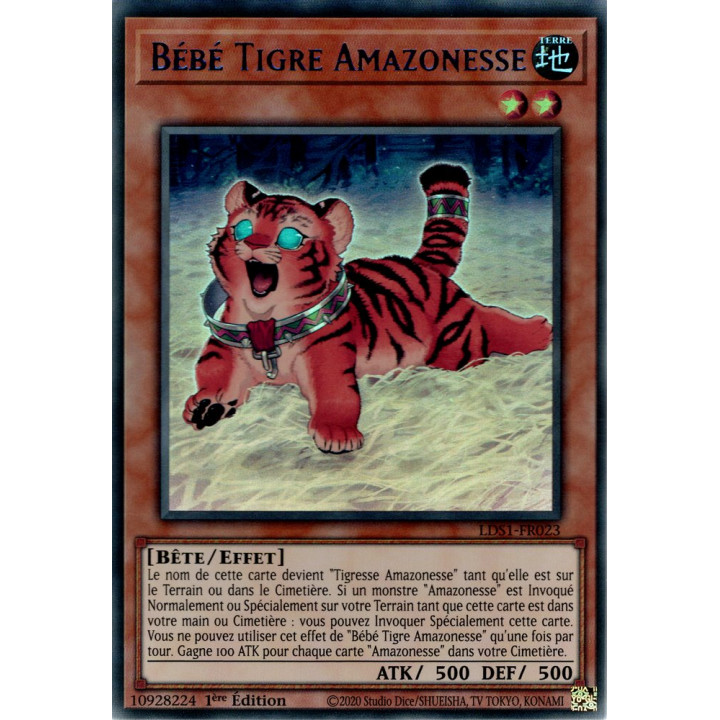 Bébé Tigre Amazonesse : LDS1-FR023 UR (Bleu)