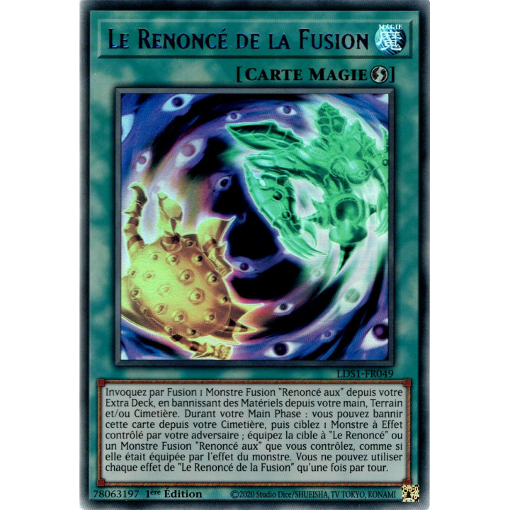 Le Renoncé de la Fusion : LDS1-FR049 UR (Bleu)