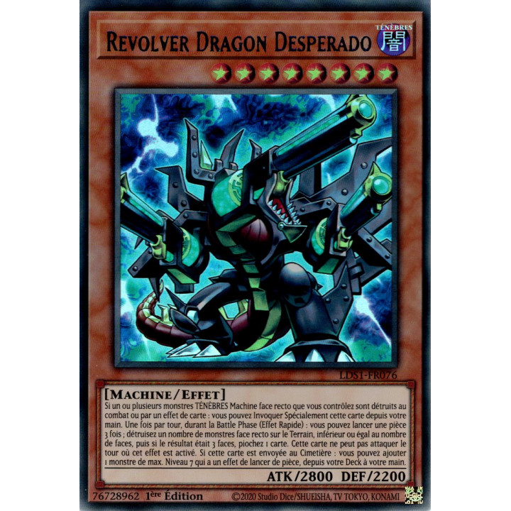 Revolver Dragon Desperado : LDS1-FR076 UR (Bleu)