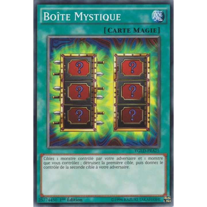 Boîte Mystique : YGLD-FRA25 C