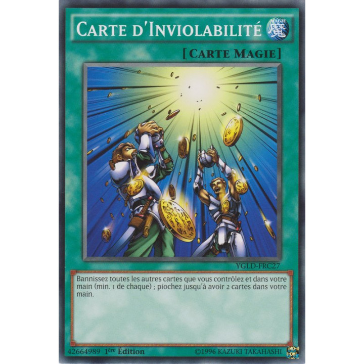 Carte d'Inviolabilité : YGLD-FRC27 C