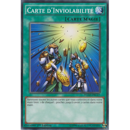 Carte d'Inviolabilité : YGLD-FRC27 C