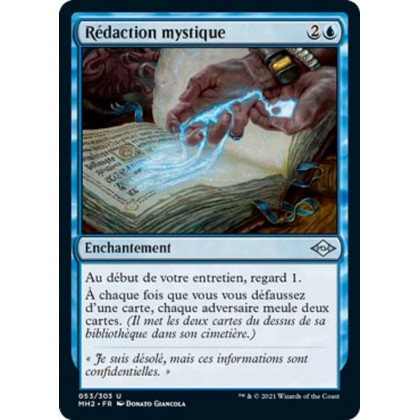 Rédaction mystique : MH2 053/303 U