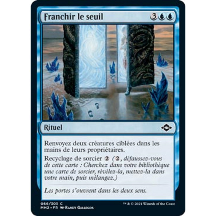 Franchir le seuil : MH2 066/303 C