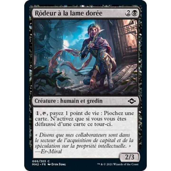 Rôdeur à la lame dorée : MH2 086/303 C ★Foil★