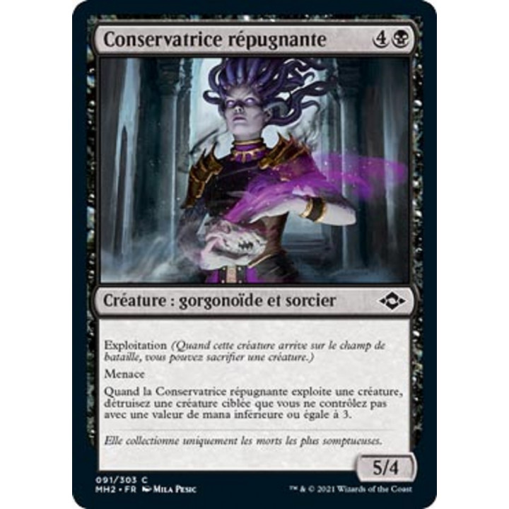 Conservatrice répugnante : MH2 091/303 C