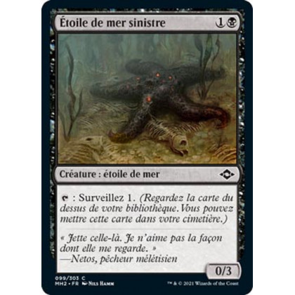 Étoile de mer sinistre : MH2 099/303 C