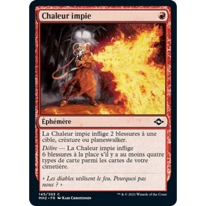 Chaleur impie : MH2 145/303 C