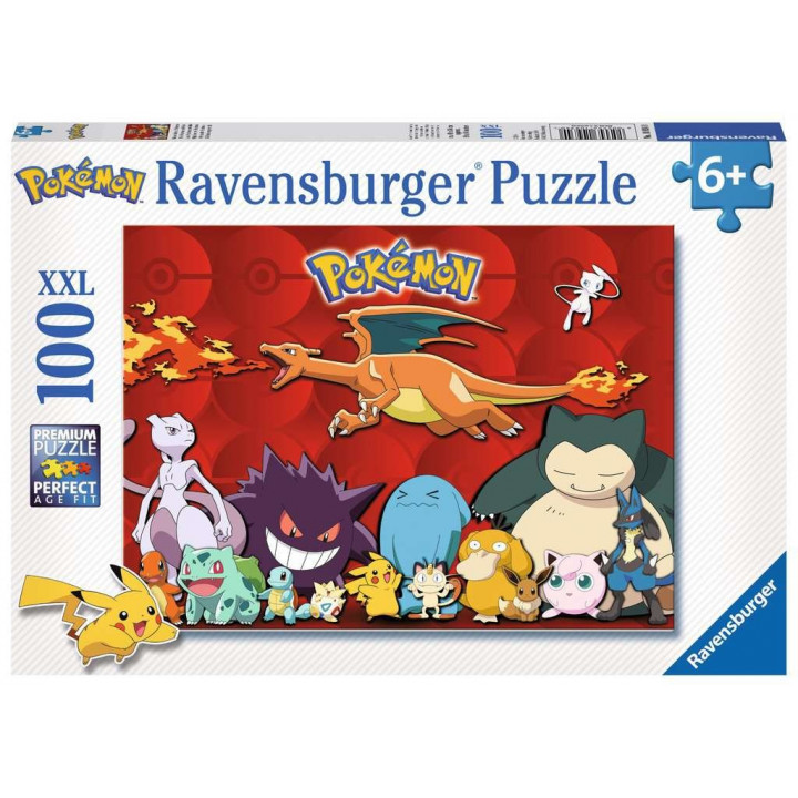 Pokémon - Puzzle 100 pièces - Mes Pokémon préférés - DracauGames